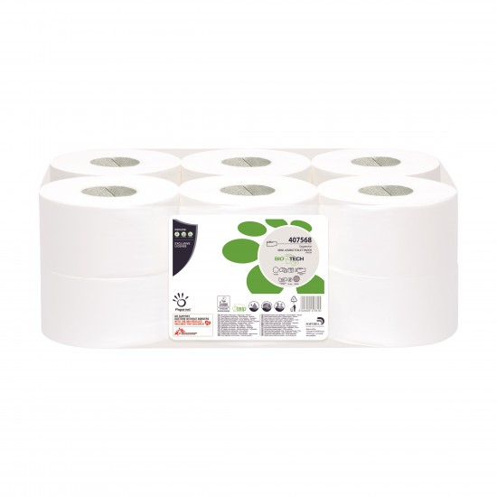 Papernet Biotech Superior Ρολό Υγείας Mini Jumbo 2φυλλο, 149,85m