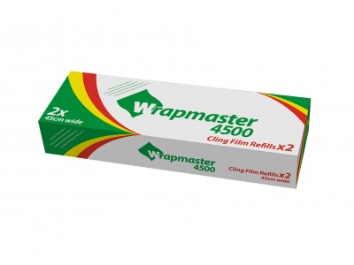 Wrapmaster 4500 Μεμβράνη PVC σε Ρολό 45cmx500m 3τεμ