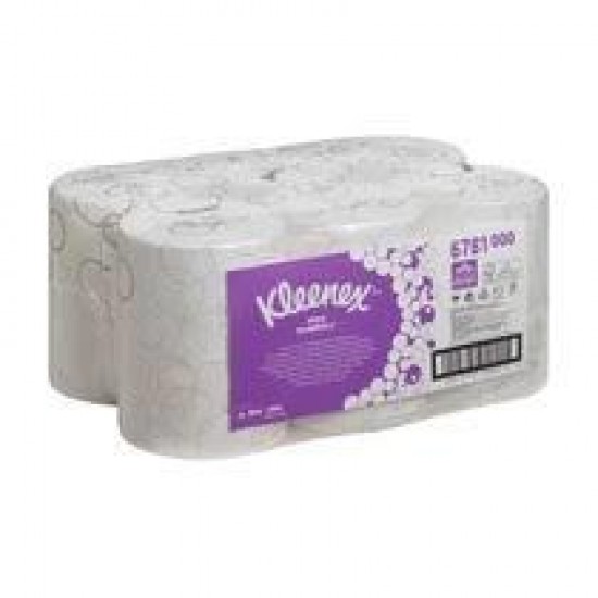 KCP Kleenex Ultra Χειροπετσέτα σε Ρολό Slim, Λευκή, 1φυλλη, 100m