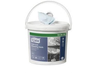 Tork Cleaning Cloth Low Lint Σε Κουβά Τυρκουάζ, 1φυλλο, 200 φύλ/πακ.