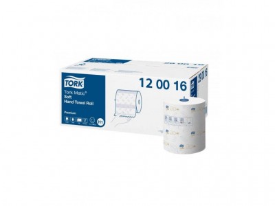 Tork Matic Soft Χειροπετσέτα σε Ρολό [H1], 2φυλλη, 120m