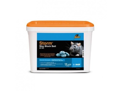 Ποντικοφάρμακο STORM Block 4gr ΔΟΧΕΙΟ 3kg