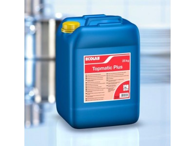 Ecolab TOPMATIC PLUS Δοχείο 25Kg Υγρό Πλυντηρίου Πιάτων/Ποτηριών με Χλώριο