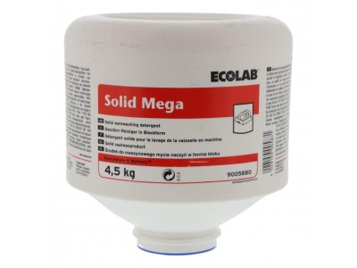 Ecolab Solid Mega Απορρυπαντικό Πλυντηρίου Πιάτων και Ποτηριών σε Πάστα 4,5kg