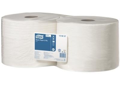 Tork Basic Paper Ρολό Λευκό [W1], 2φυλλο, 510m